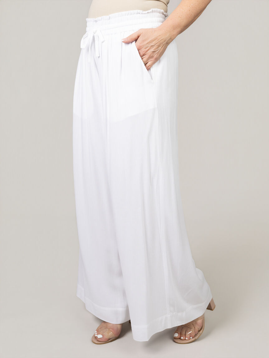 Flowy Wide Leg Pants with Pockets